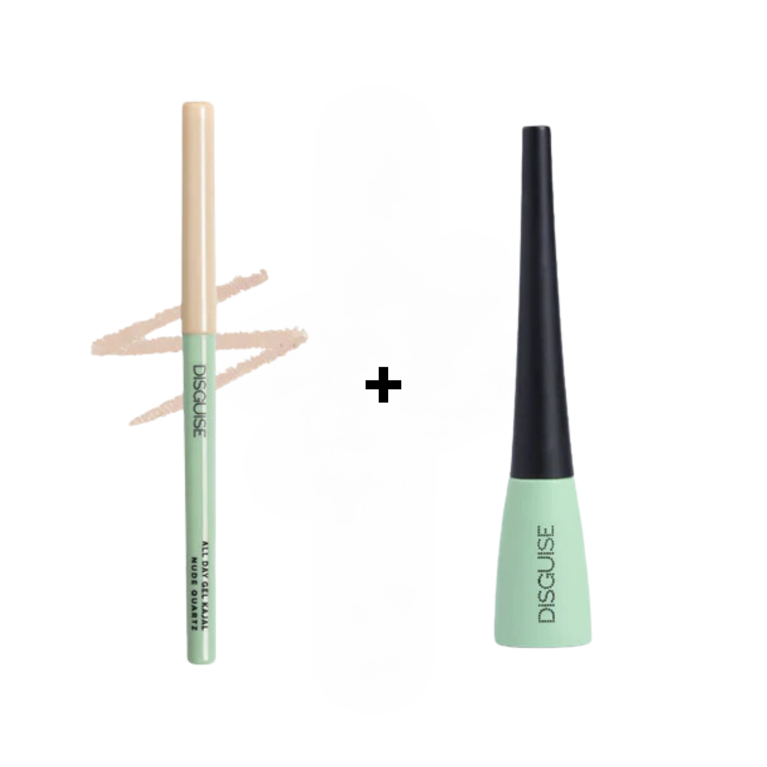 Buy Nude Quartz Ultra-Smooth 2-in-1 All Day Gel Kajal + Eyeliner Online |  Vegan, Cruelty-Free, Designed for Indian Skin – Disguise Cosmetics